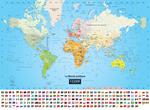 Carte du Monde politique (plastifiée) 132 cm x 97 cm
