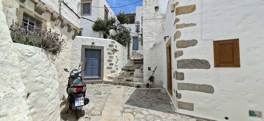 Parmi les rares visiteurs sur l 'île de Patmos, Dodécanèse, Grèce, en mai... Photo © Daniel Desjardins