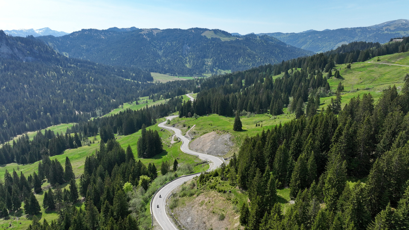  Les Alpes de l'Allgäu sur la route allemande des Alpes. © iStock / Astrid860
