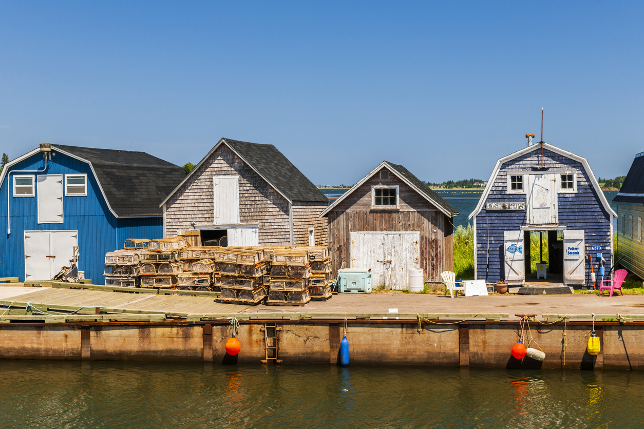 Le port de pêche de Cavendish, Île-du-Prince-Édouard, Canada.. © iStock / Elenathewise