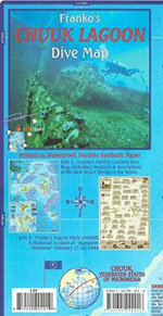 Truk Island / Chuuk Lagoon Dive Map