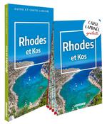 Rhodes et Kos : guide + carte laminée