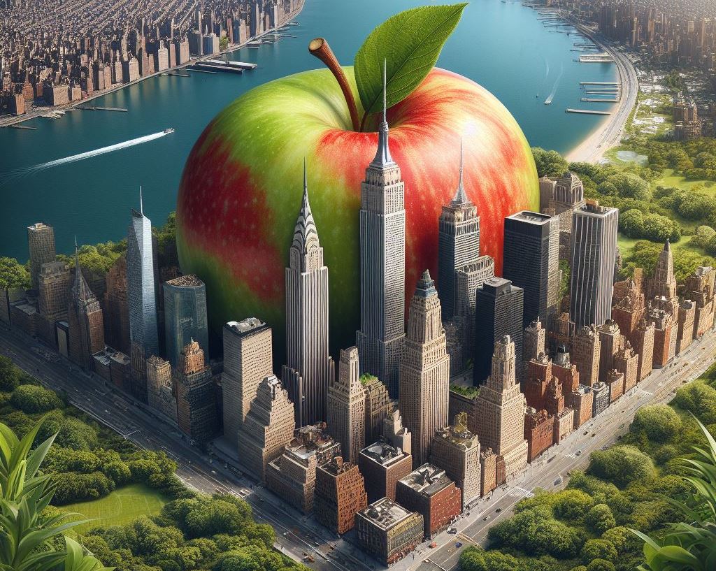 New York, la Big Apple, Image générée par Copilot (Microsoft) - Créateur d’image de Designer