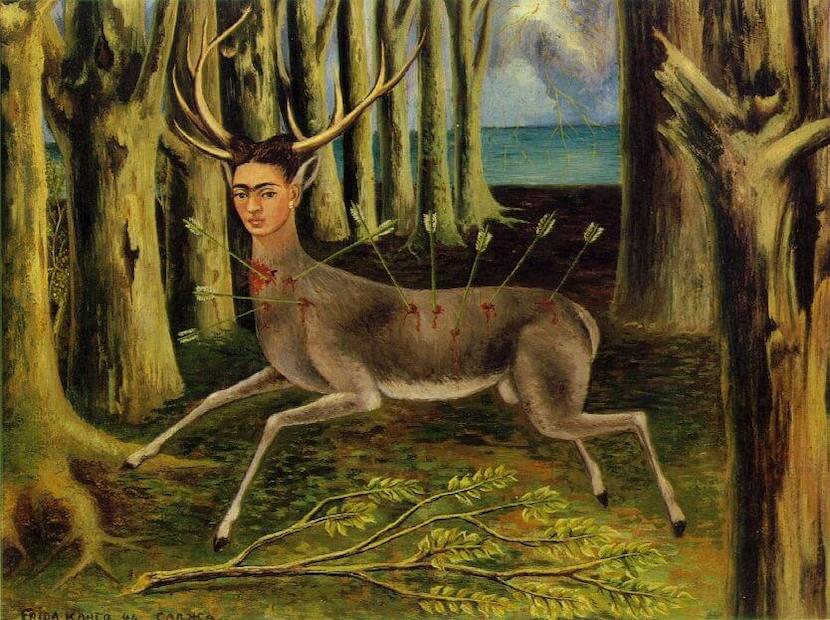 Le cerf blessé, tableau de Frida Kahlo - domaine public - collection privée