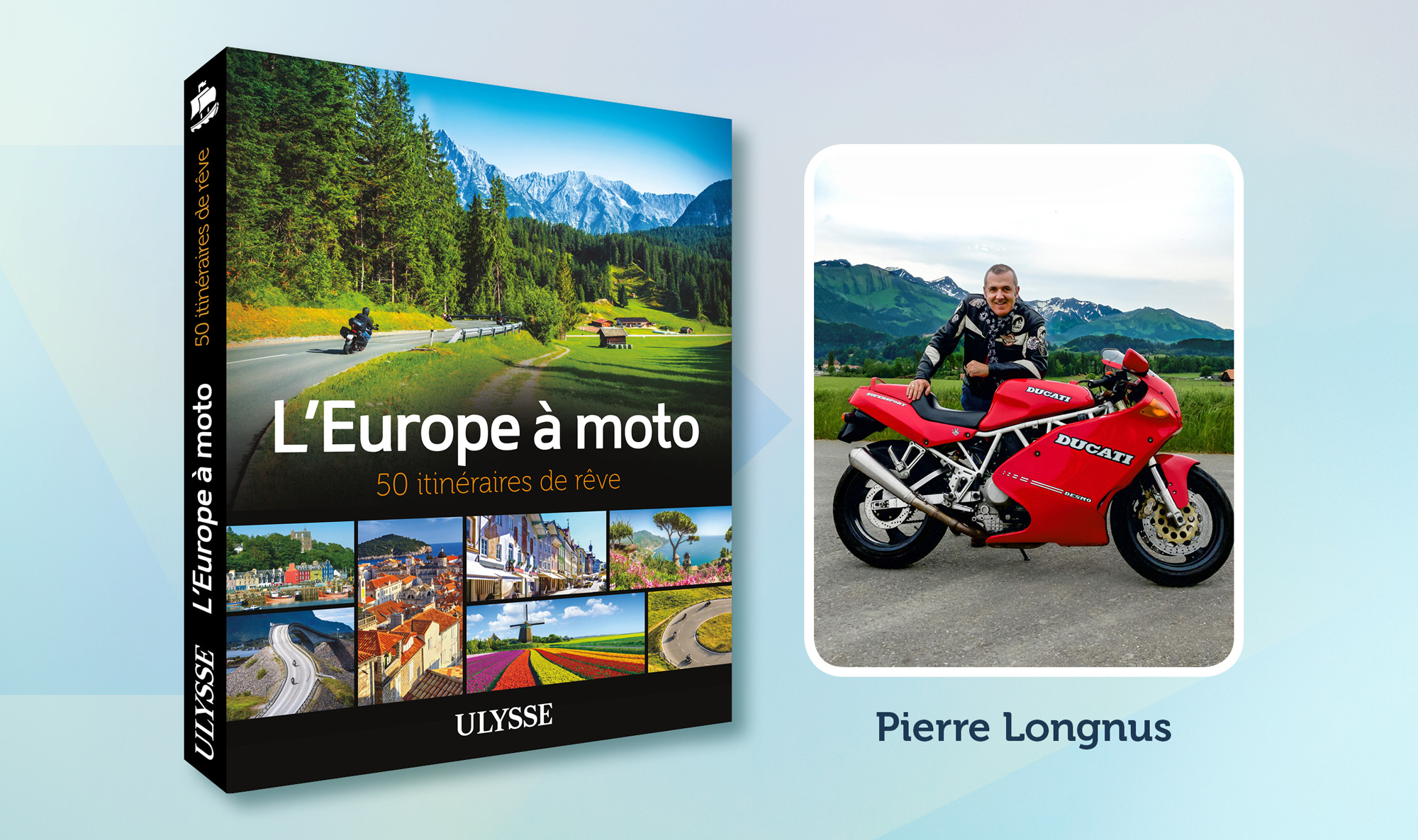 Pierre Longnus, l'un des auteurs de l'Europe à moto et de France à moto.