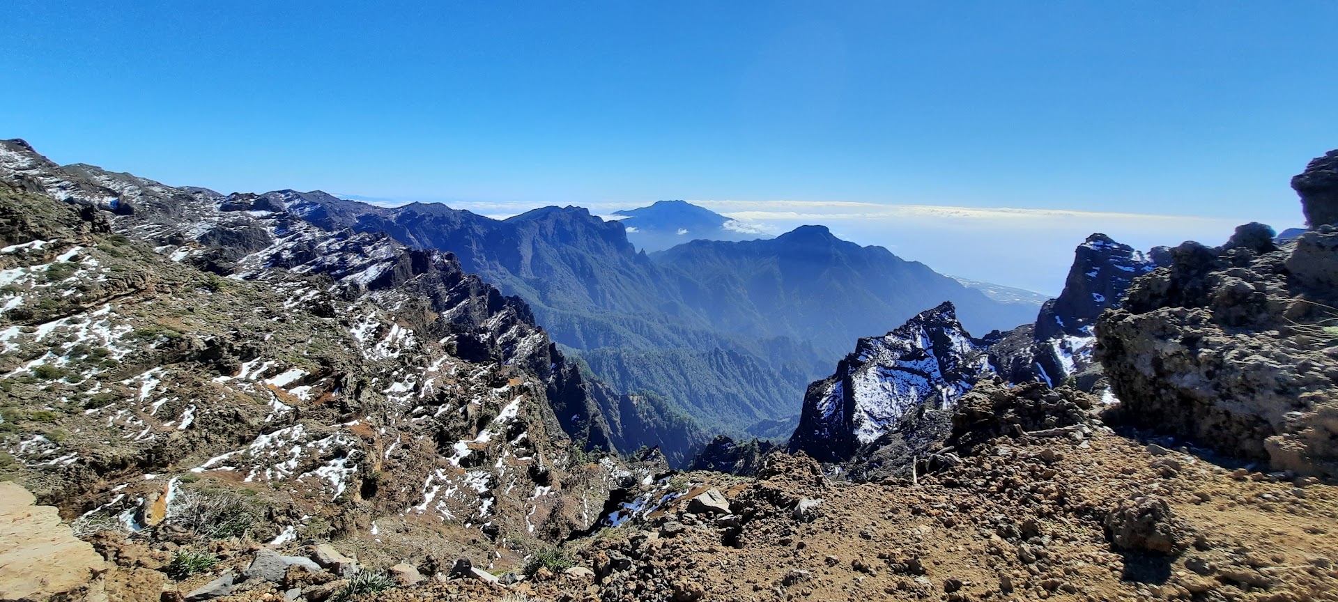 Les sommets de l'île de la Palma, Canaries, Espagne. Photo  © Daniel Desjardins