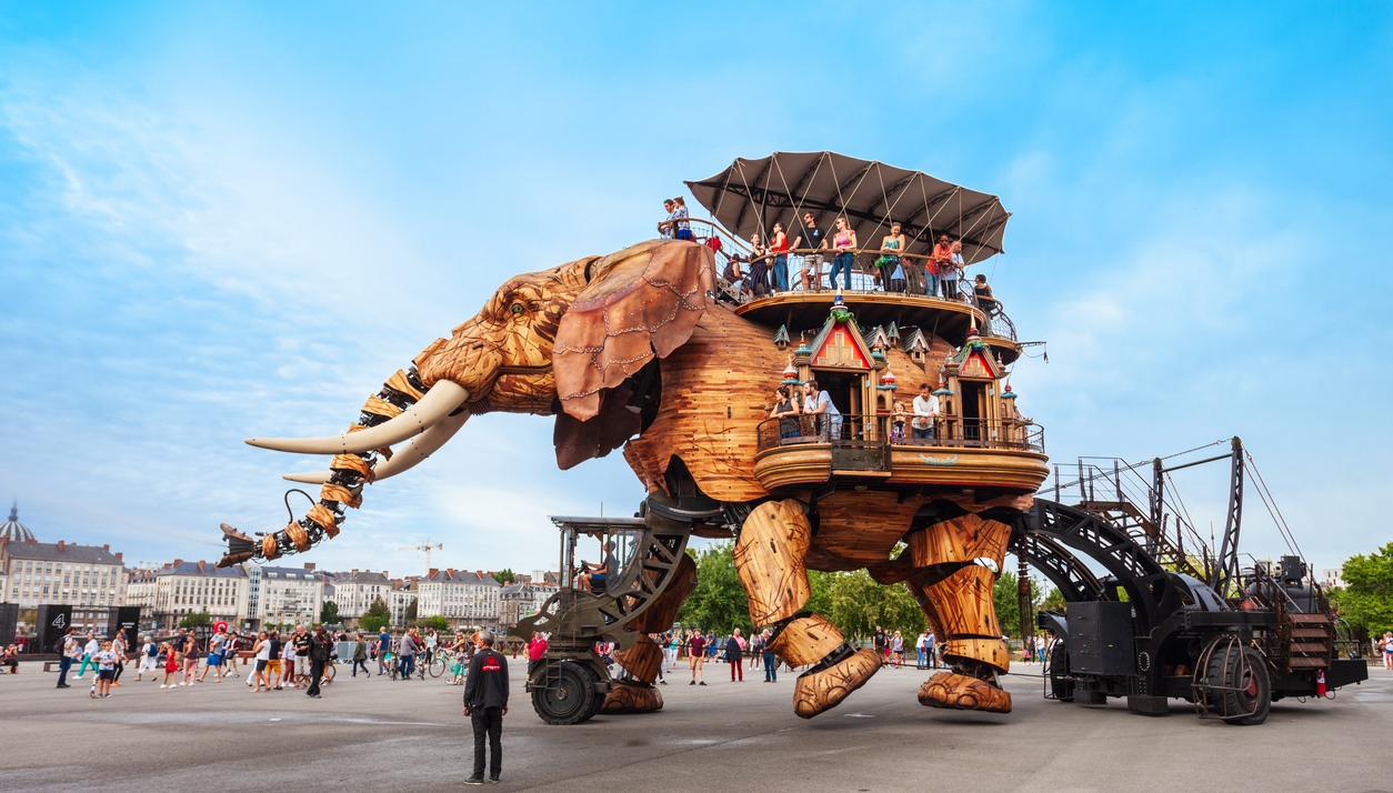 La machine éléphant - île de Nantes.  © istock / :saiko3p