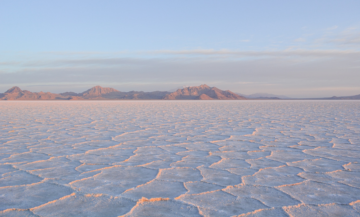 Un désert de sel en Utah