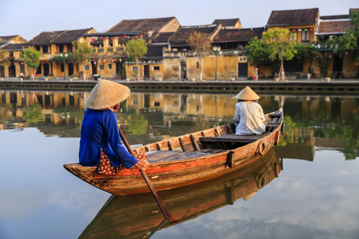 La rivière Thu Bồn, à Hoi An, Vietnam  © iStock / hadynyah