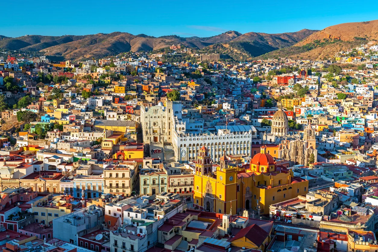 La ville de Guanajuato, altiplano mexicain. © iStock / SL_Photography