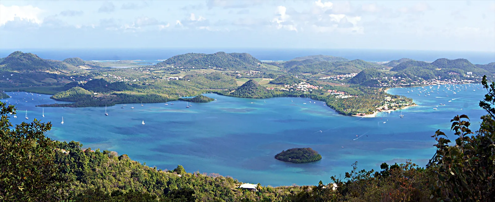 Le Marin et ses environs, en Martinique, Antilles françaises  © iStock / Eduardo Cabanas