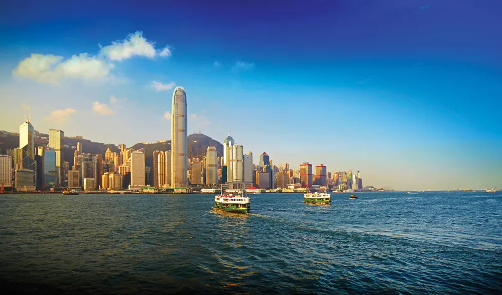 Rencontre de deux Star Ferries, Hong Kong | © iStockphoto.com/simonbradfield