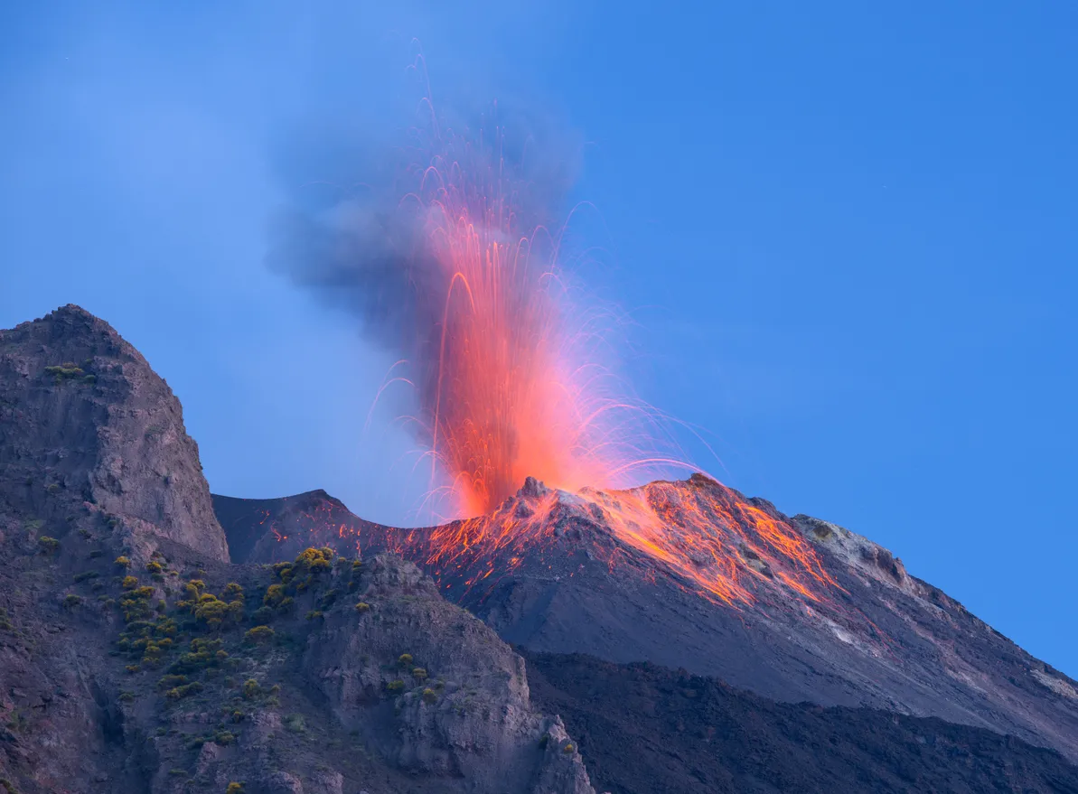 Le volcan de l'île Stromboli
© iStock/mmac72
