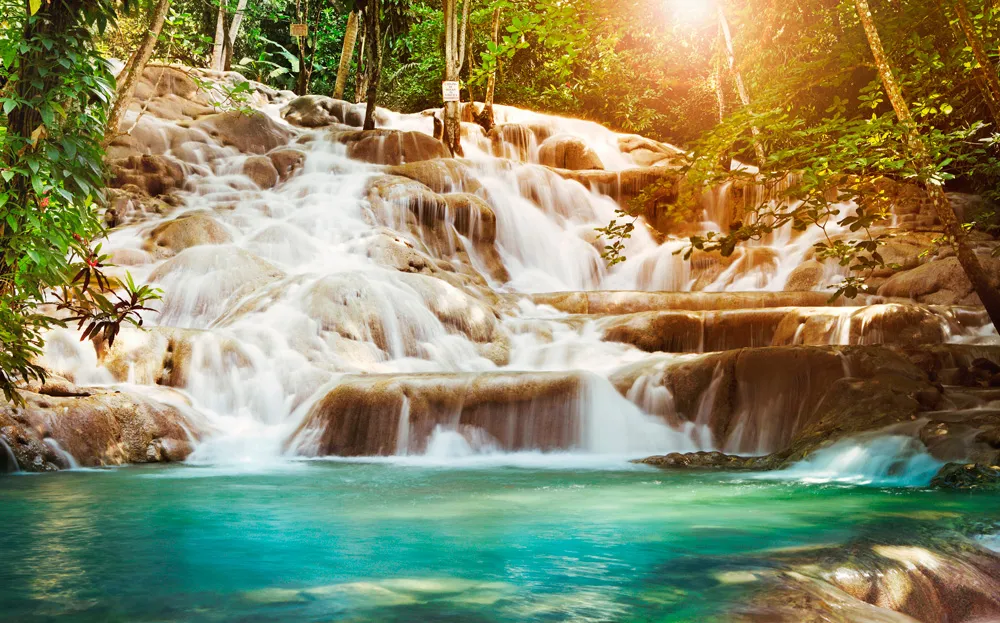 Dunn’s River Falls, Ochos Rios, Jamaïque | © narvikk