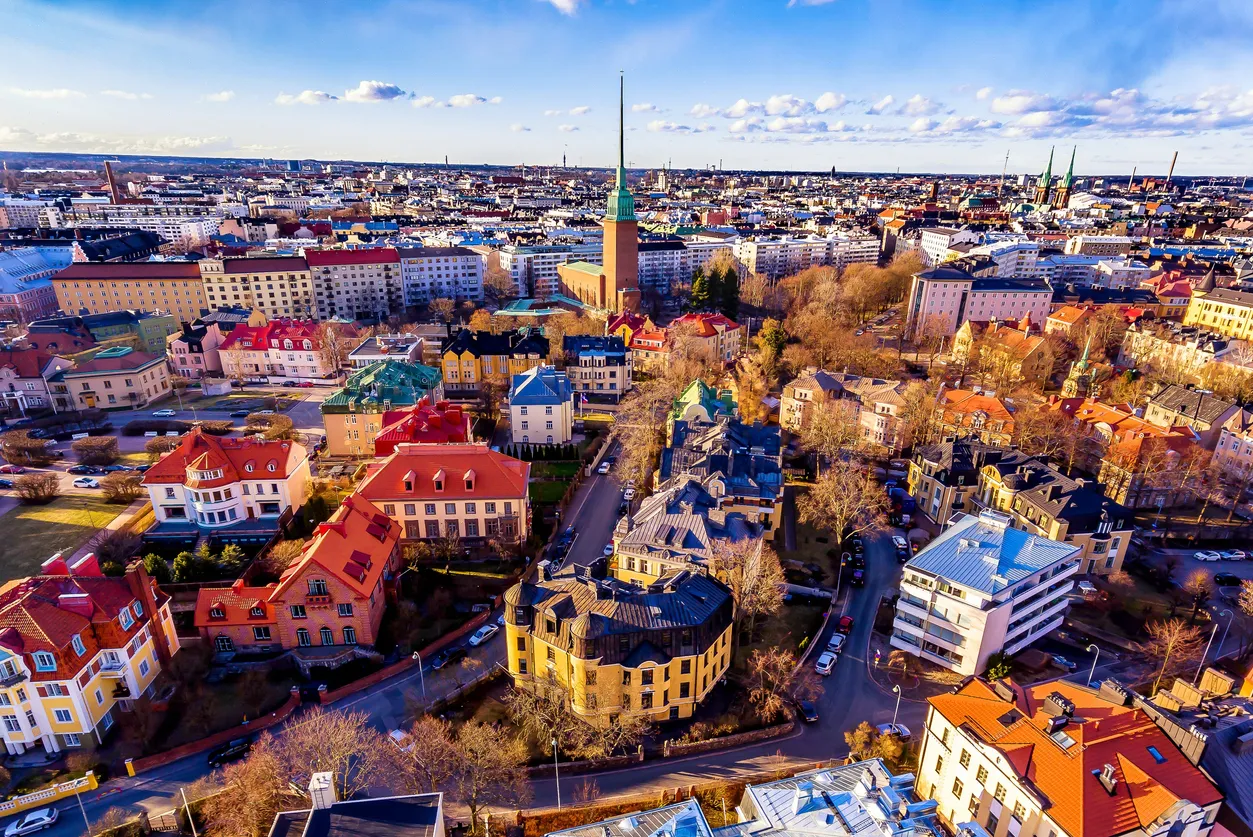Vue aérienne d'Helsinki © iStock / Subodh Agnihotri