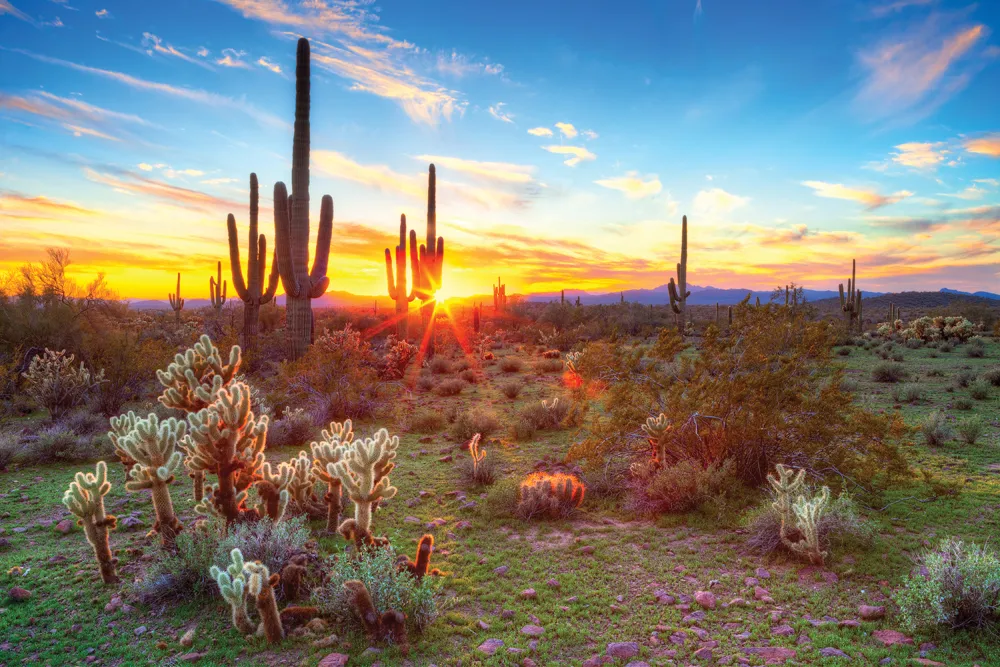Coucher de soleil en Arizona | © iStockphoto.com/tonda